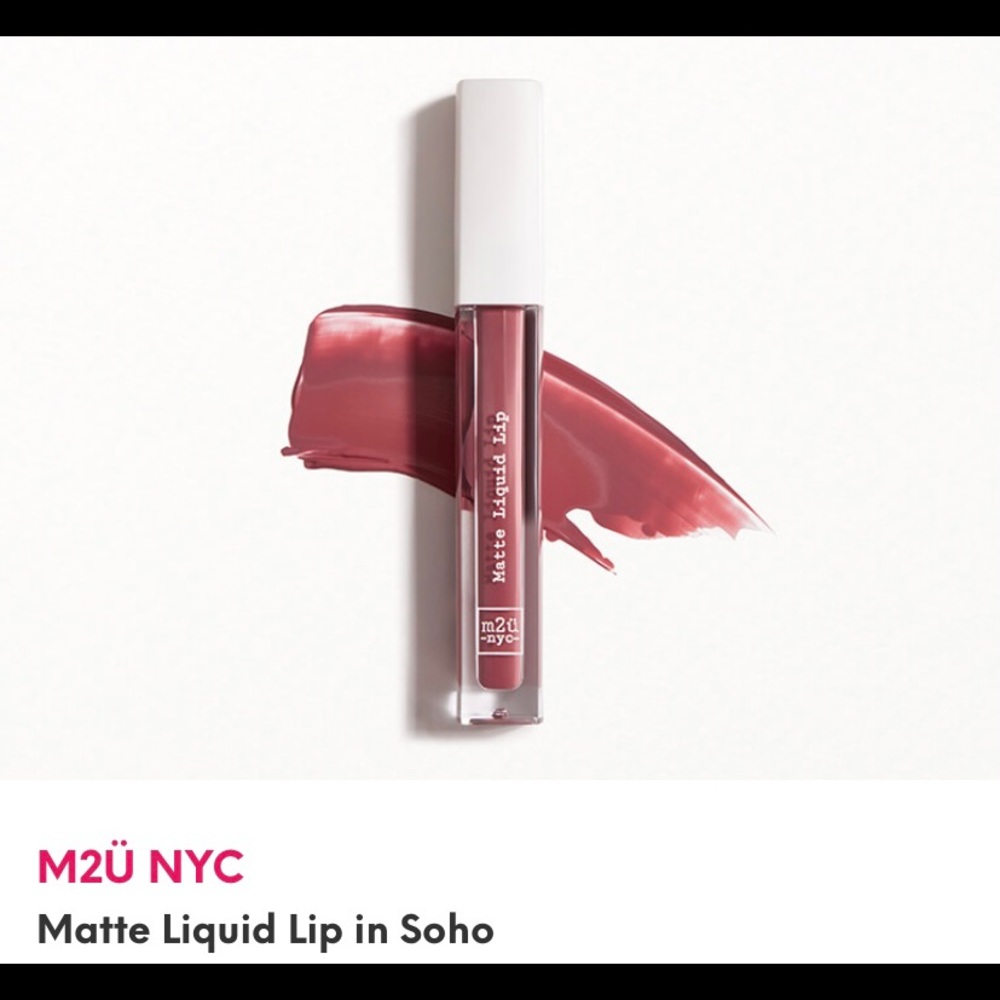 🍡 M2U matte liquid lip in Soho